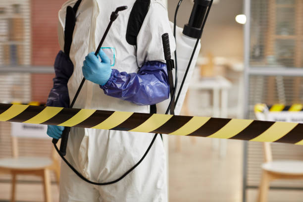 Professional Blood Cleanup technician working in Shelton, CT